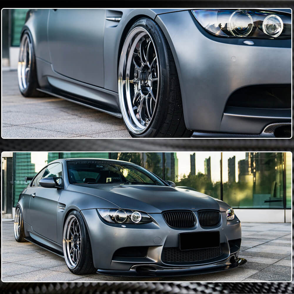 E92 Side BMW E92 E93 M3 Carbon Fiber Side Skirts Extension Lip | Exterior Mods ...