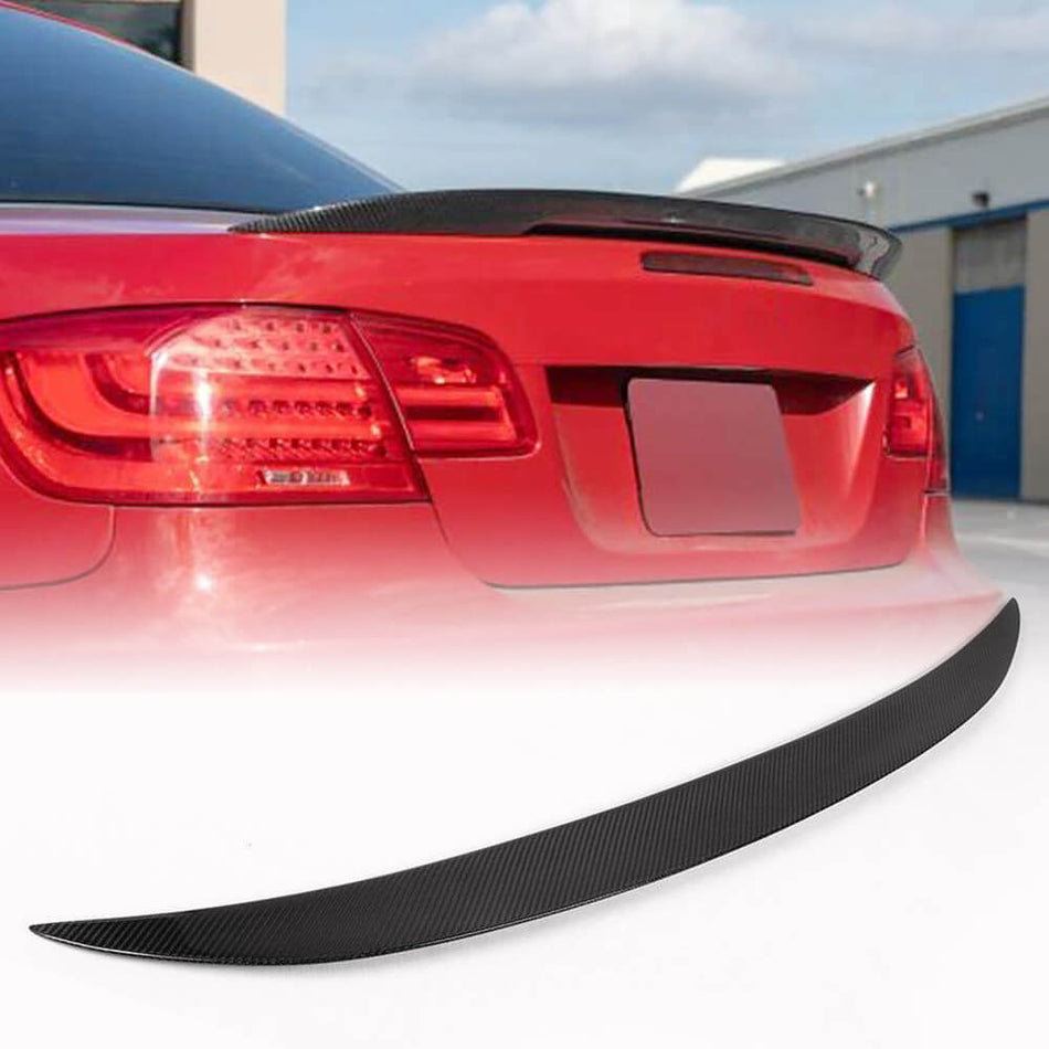 For BMW 3 Series E93 Convertible Carbon Fiber Rear Trunk Spoiler Boot Wing Lip Car Spoiler | 316i 318i 320i 323i 325i 328i 330i 335i M3