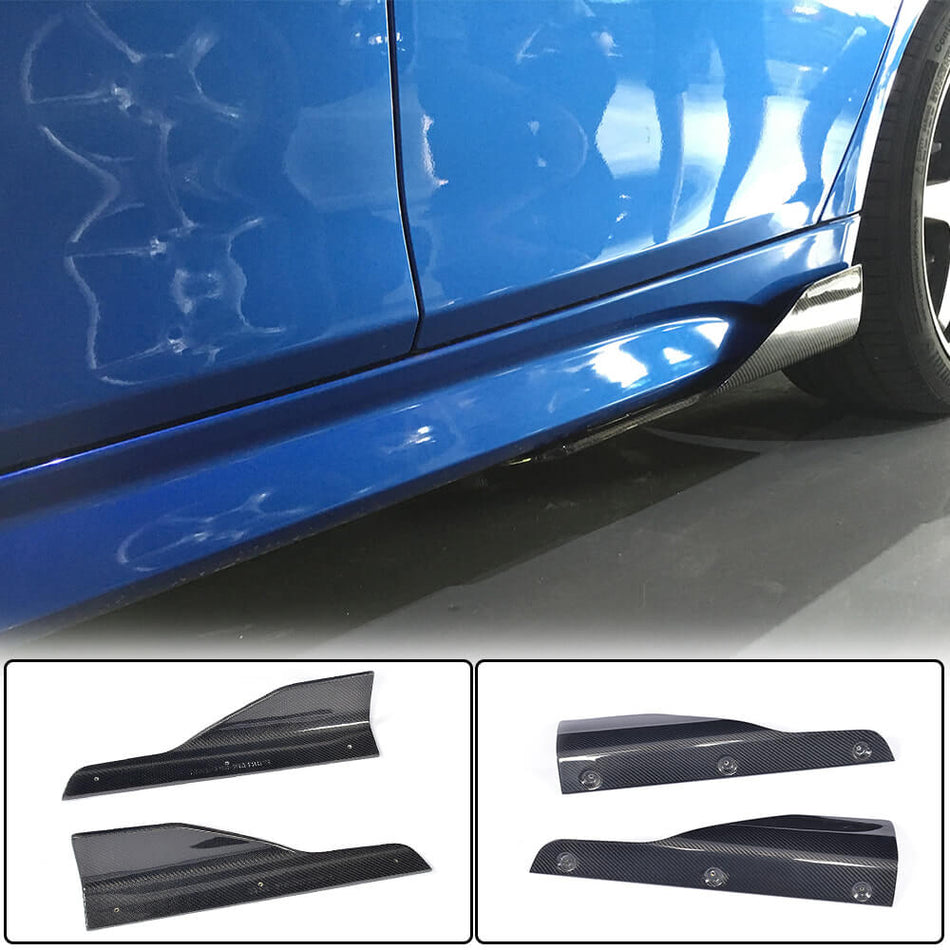For BMW 3 Series F30 M Sport Carbon Fiber Side Skirts Splitter Cupwing Winglets Flaps | 318i 320i 328i 330i 335i 340i M-tech