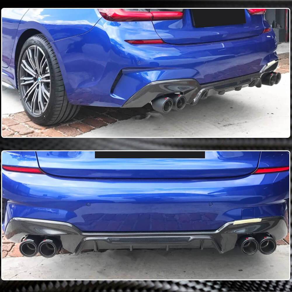 330i Rear Diffuser Stock 2021 BMW 330i M Sport Rear Diffuser: Enhanced Performance and Style