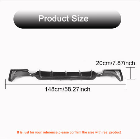 For BMW 4 Series F32 F33 F36 M Sport Carbon Fiber Rear Bumper Diffuser | 420i 428i 430i 435i 440i M Tech-Ahacarbon