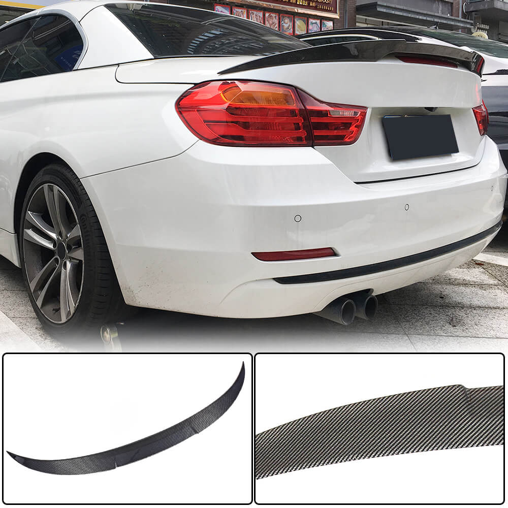 BMW F33 F83 M4 Carbon Fiber Rear Trunk Spoiler | BMW 4 Series Wing Lip