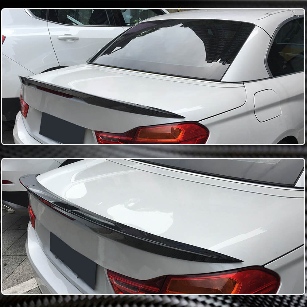 BMW F33 F83 M4 Carbon Fiber Rear Trunk Spoiler | BMW 4 Series Wing Lip ...