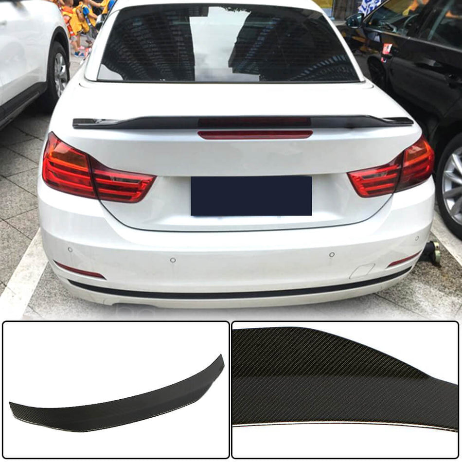For BMW 4 Series F36 Carbon Fiber Rear Trunk Spoiler Boot Wing Lip | 418i 420i 428i 430i 435i 440i