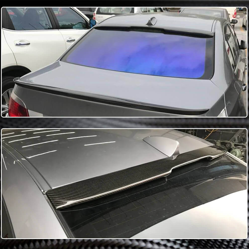 BMW E60 M5 Carbon Fiber Rear Spoiler Wing Upgrade