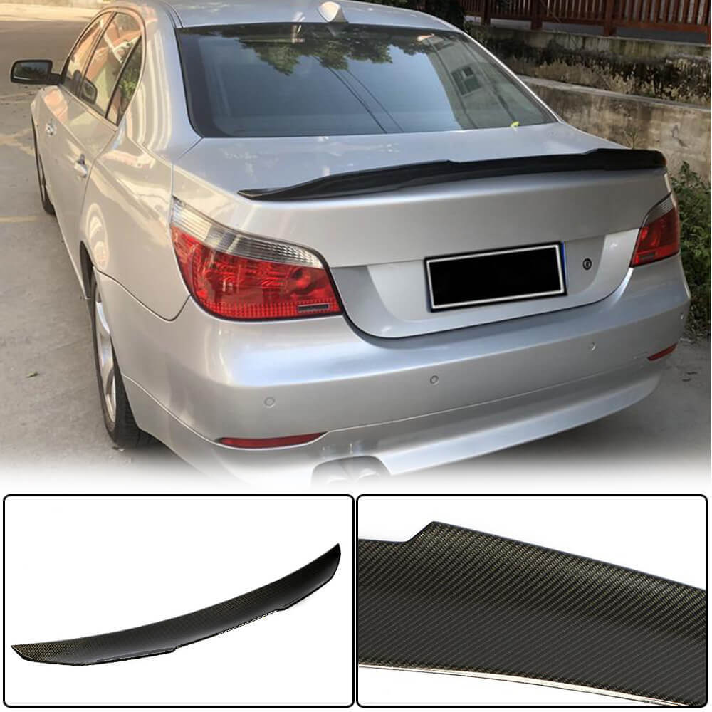 BMW E60 M5 Carbon Fiber Rear Trunk Spoiler Upgrade