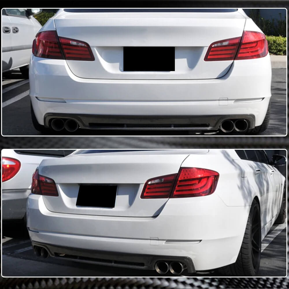 BMW F10 520i 528i 530i Carbon Fiber Rear Diffuser Lip | Exterior Mods ...