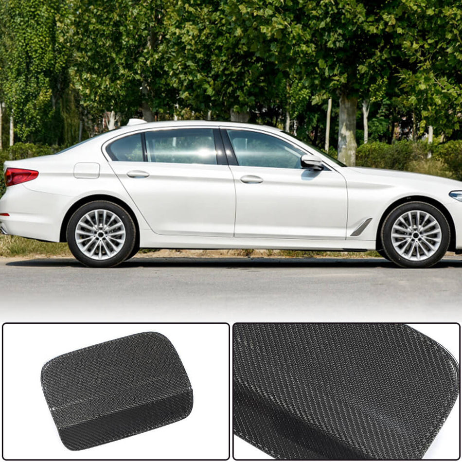 For BMW 5 Series G30 F90 Carbon Fiber Fuel Oil Tank Cup Cover | 520i 530i 530e 540i M550i M5