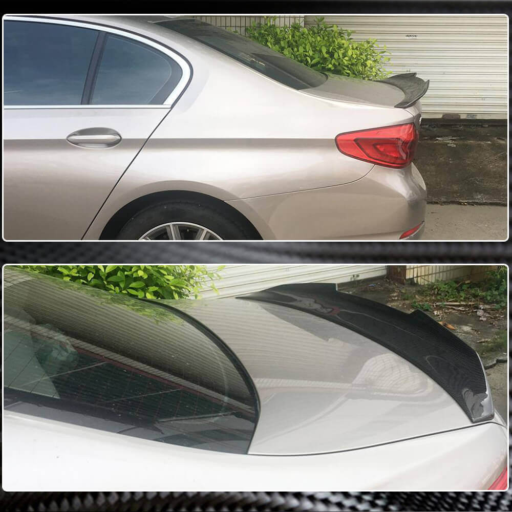 BMW G30 F90 M5 Carbon Fiber Rear Trunk Spoiler & Wing Lip | PSM Style ...