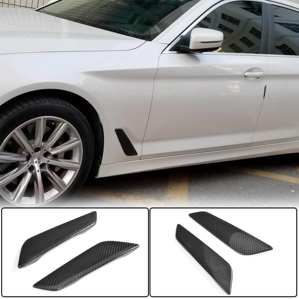 BMW G30 Carbon Fiber Side Vent Cover 530i 530e 540i M550