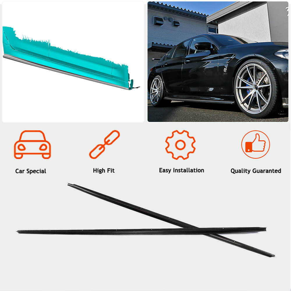 BMW 5 Series G30 M550i & F90 M5 Carbon Side Skirts