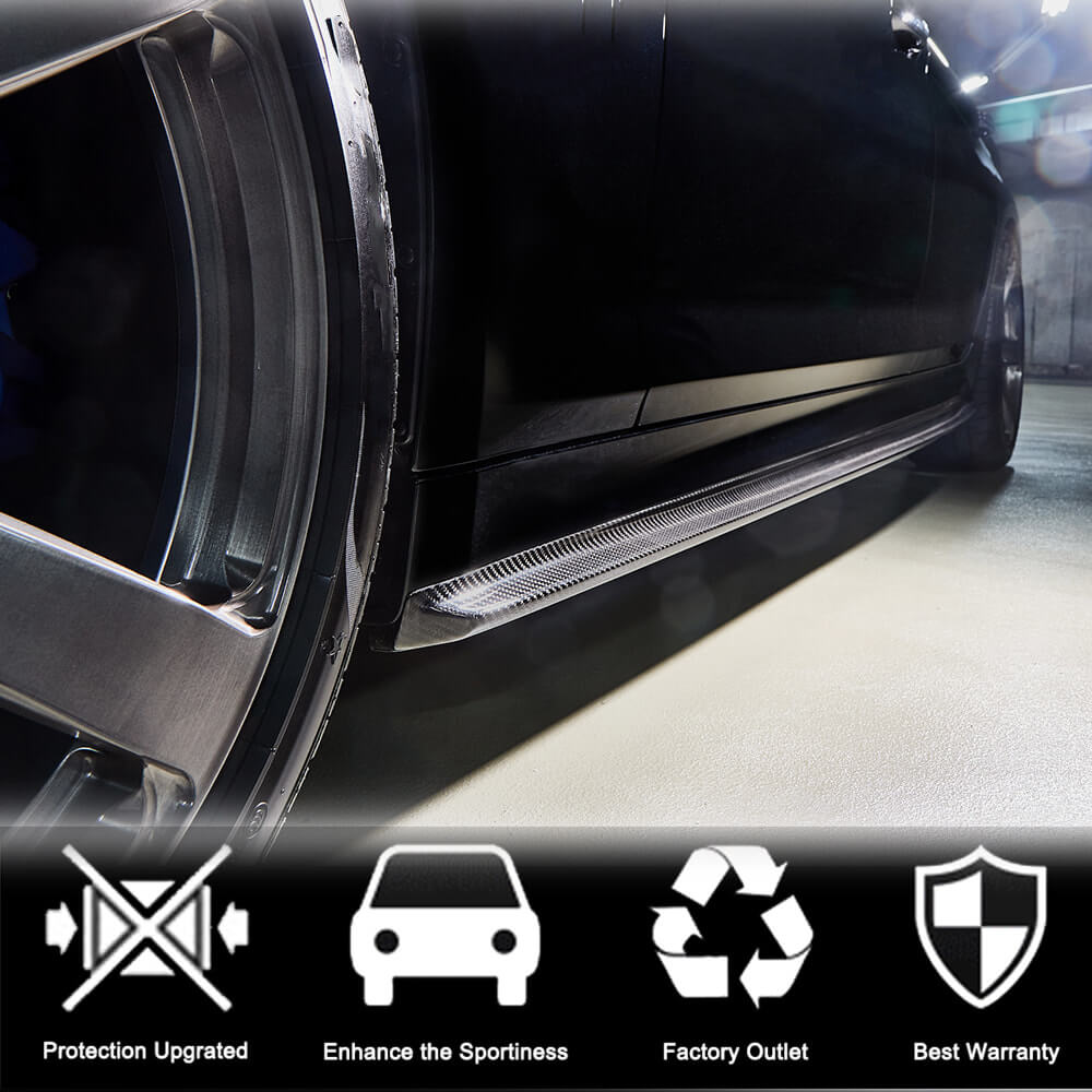 BMW 5 Series G30 M550i & F90 M5 Carbon Side Skirts