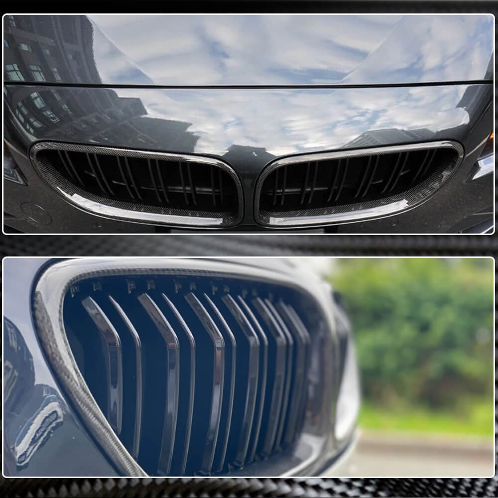 BMW M6 6 Series F06 F12 F13 640i 650i Carbon Fiber Front Kidney Grille ...