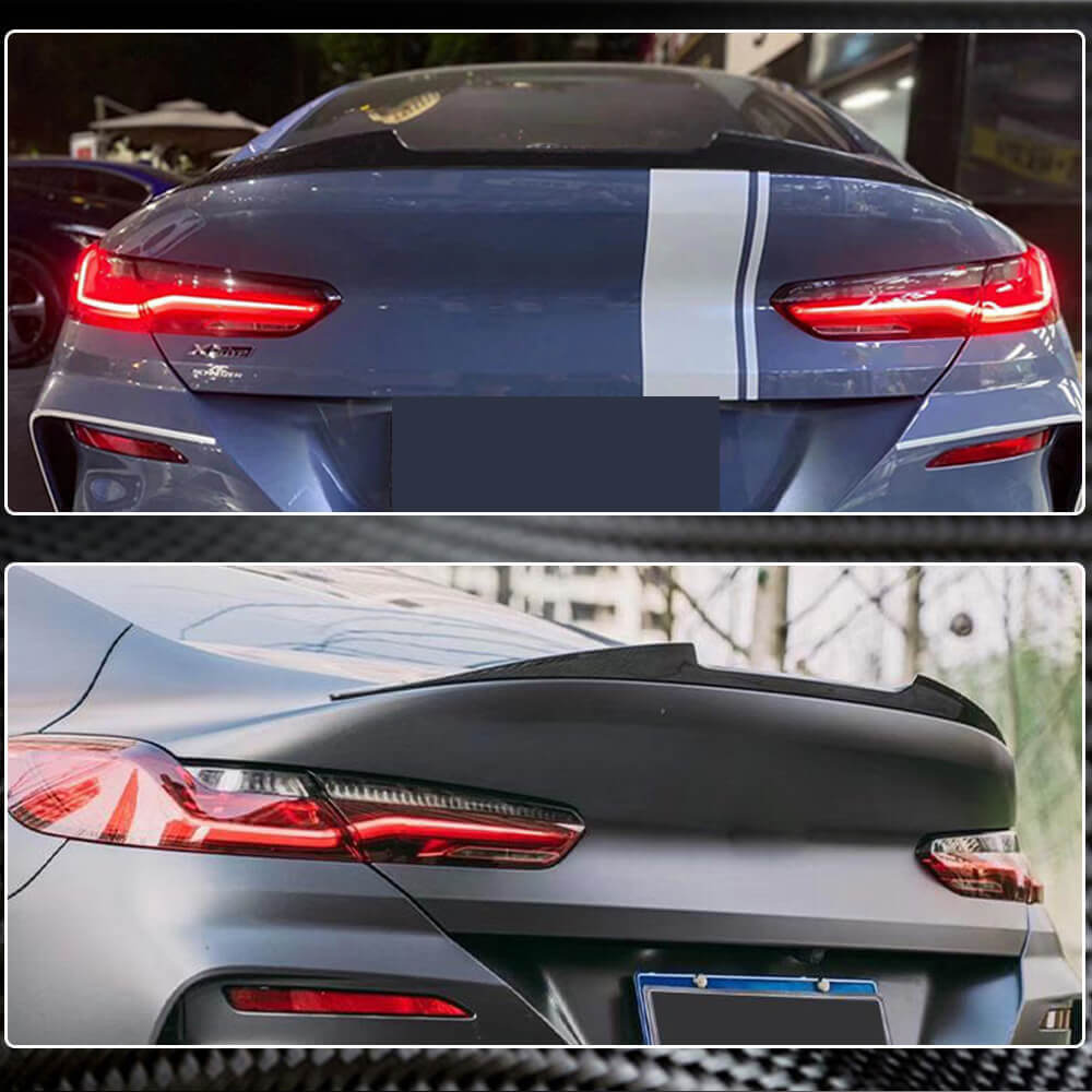 BMW G16 F93 M8 Dry Carbon Rear Trunk Spoiler Wing Lip | Exterior Mods
