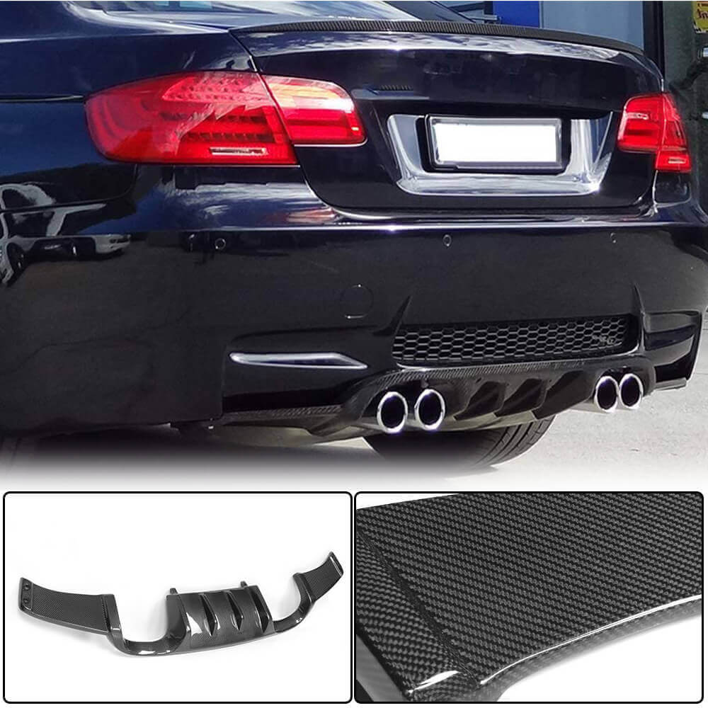 E93 Rear Diffuser BMW E92 E93 M3 Carbon Fiber Rear Bumper Diffuser Lip | Exterior Mods ...