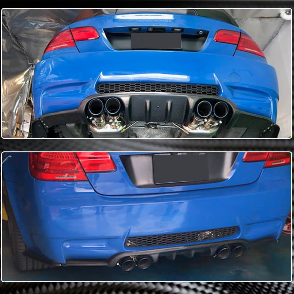E93 Rear Diffuser BMW E92 E93 M3 Carbon Fiber Rear Bumper Diffuser Lip | Exterior Mods ...