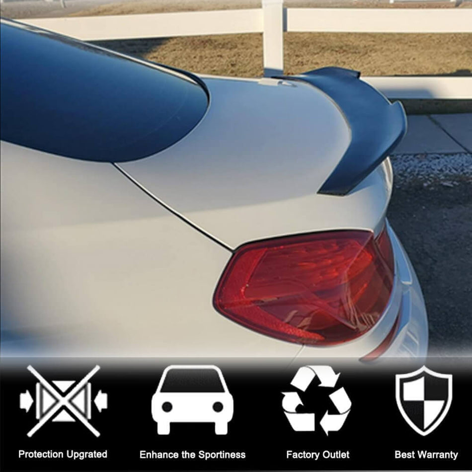 BMW 6 Series F06 F13 640i 650i M6 Coupe 2013-2018 Rear Trunk Spoiler Carbon Fiber-Ahacarbon