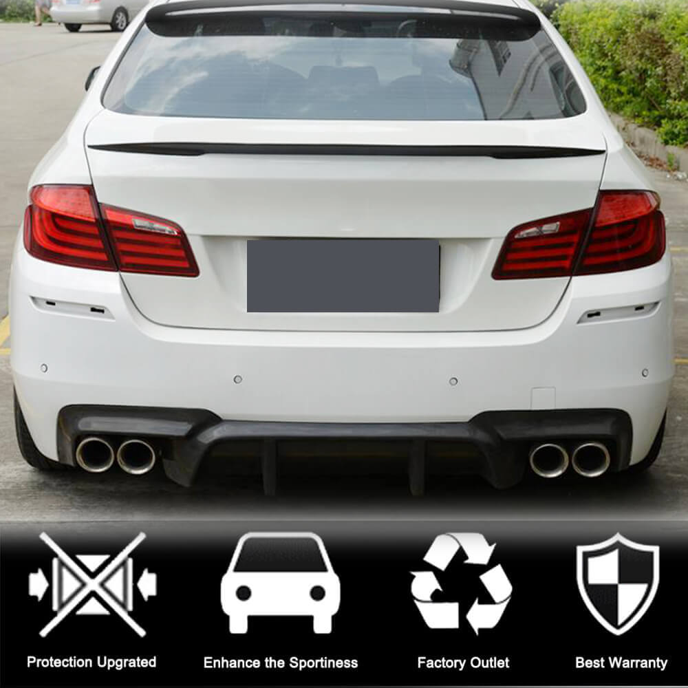 BMW 5 Series F10 M5 Carbon Fiber Rear Trunk Spoiler | Exterior Mods ...