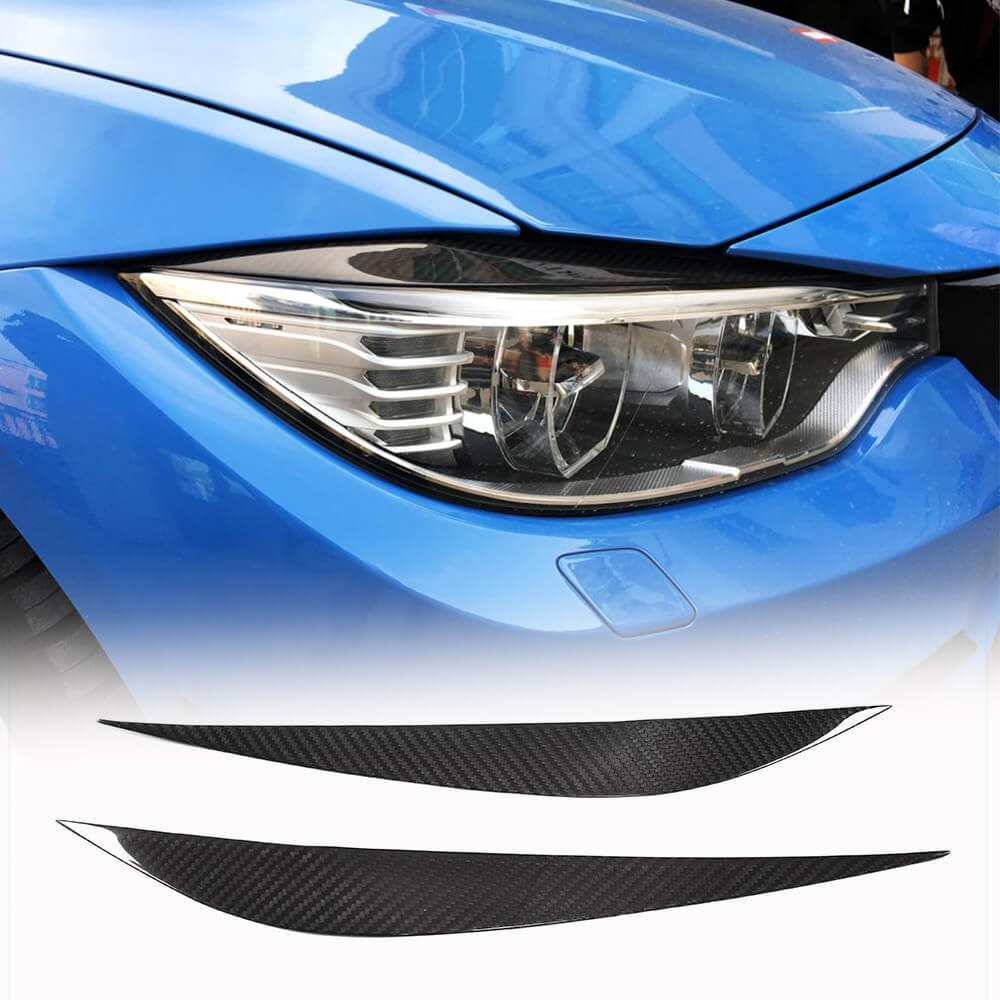 BMW F32 F36 M3 M4 Carbon Headlight Eyelids Upgrade