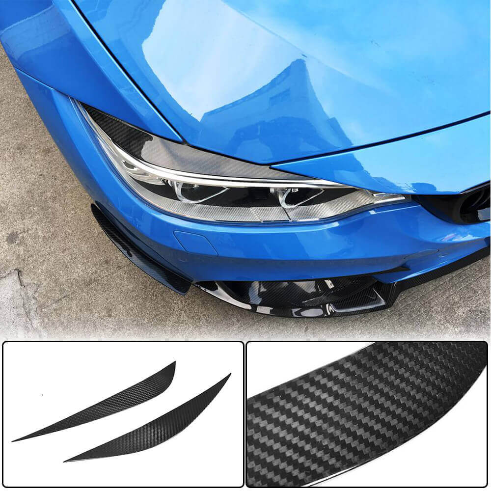 BMW F32 F36 M3 M4 Carbon Headlight Eyelids Upgrade