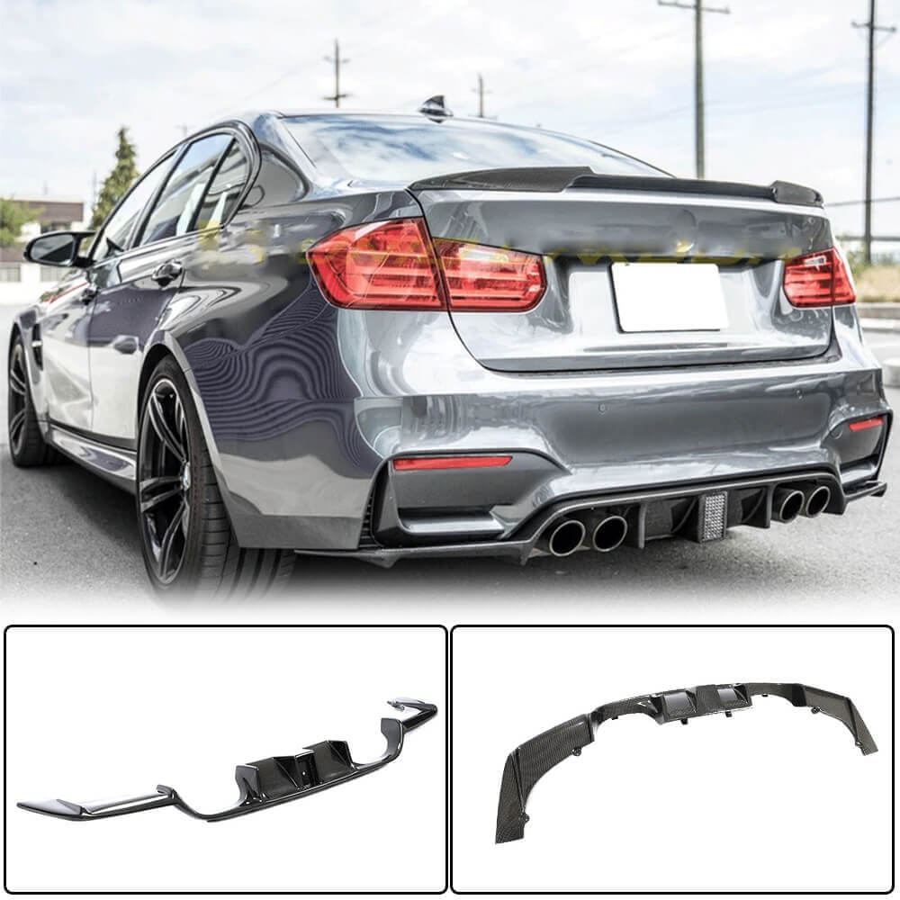 BMW F80 M3 F82/F83 M4 Carbon Fiber Rear Bumper Diffuser | BMW Bodywork
