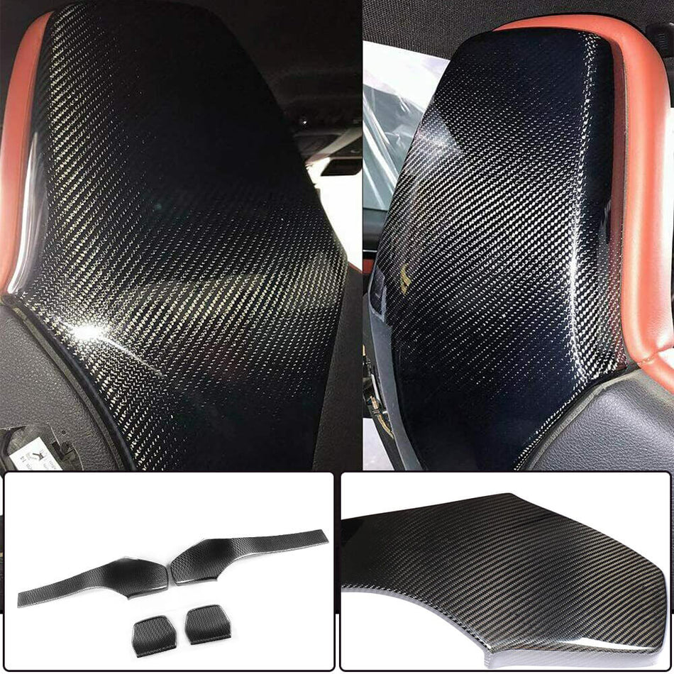 For BMW F80 M3 F82 F83 M4 Carbon Fiber Seat Back Cover