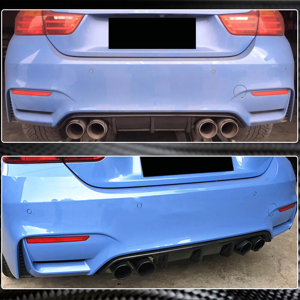 BMW F80 M3 F82 F83 M4 Carbon Fiber Rear Diffuser