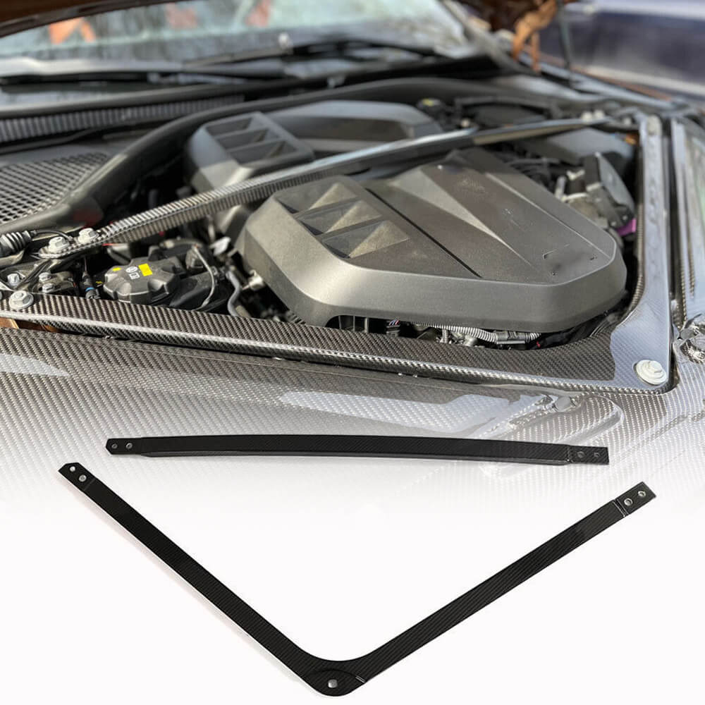 BMW M3 G80 M4 G82/G83 Dry Carbon Fiber Engine Strut Brace Bracket ...