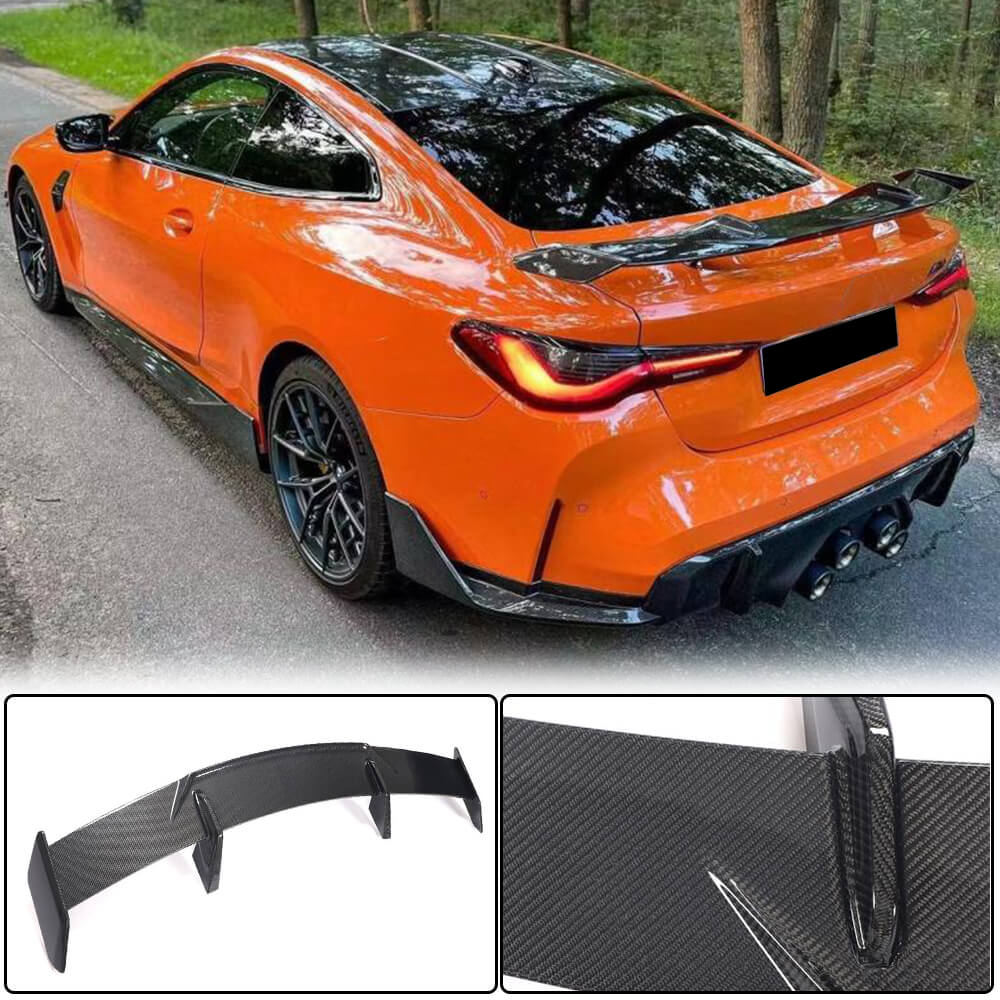 BMW G80 M3 G82 M4 Performance Dry Carbon Fiber Rear Trunk Spoiler