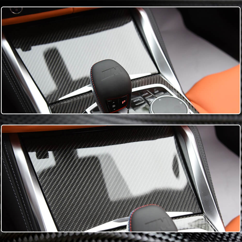G8X M3/M4 Dry Carbon Fiber Center Console Side Trim main image 1