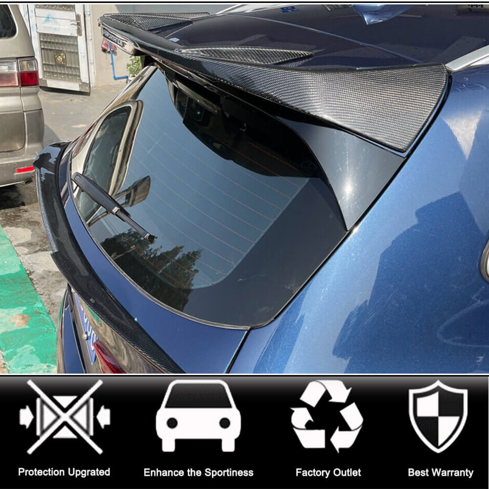 BMW X3 G01 X3 M-sport F97 Carbon Fiber Rear Roof Spoiler & Window Wing ...
