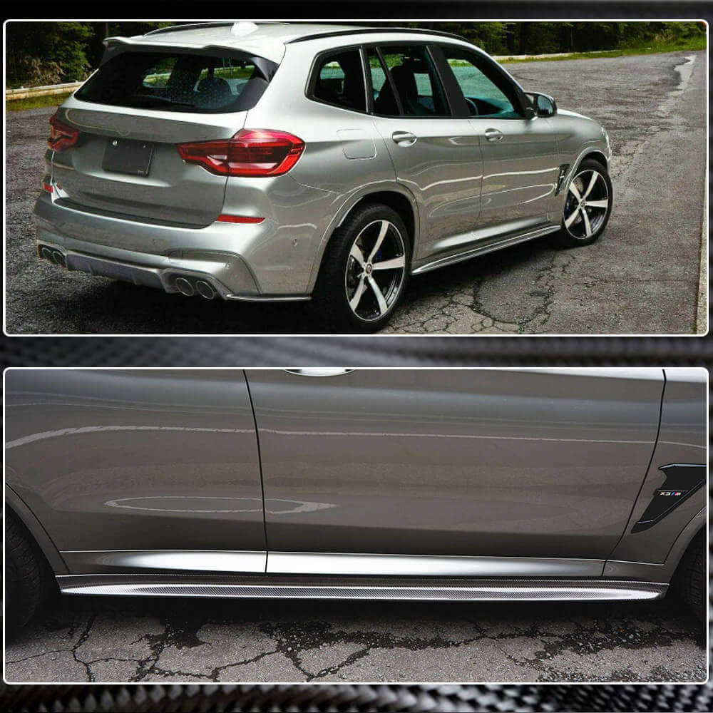 BMW X3 M-Sport X3M F97 X4 M Sport X4M F98 Carbon Fiber Side Skirts