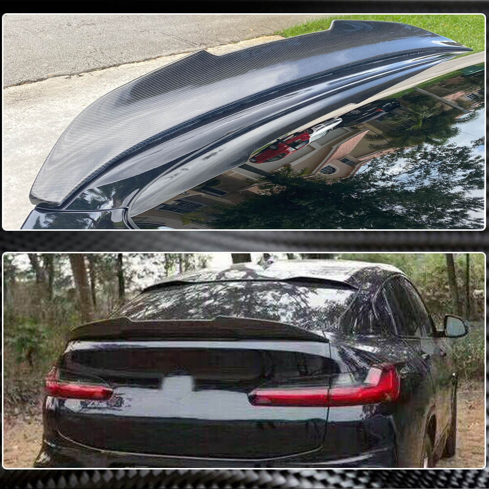 M Performance Style Carbon Fiber Rear Spoiler for G02 BMW X4