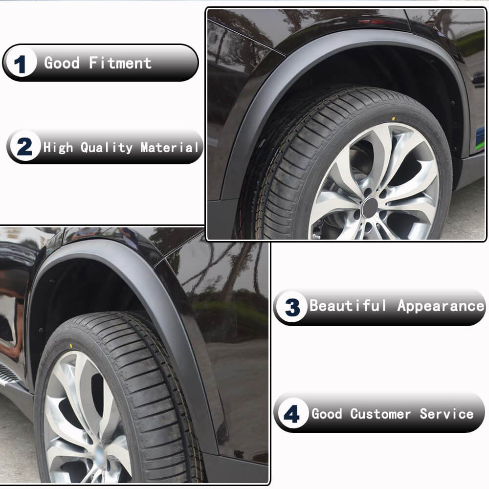 BMW X5 F15 FENDER FLARES SET (2014-2018 BMW X5 F15 FENDER FLARES SET (2014-2018
