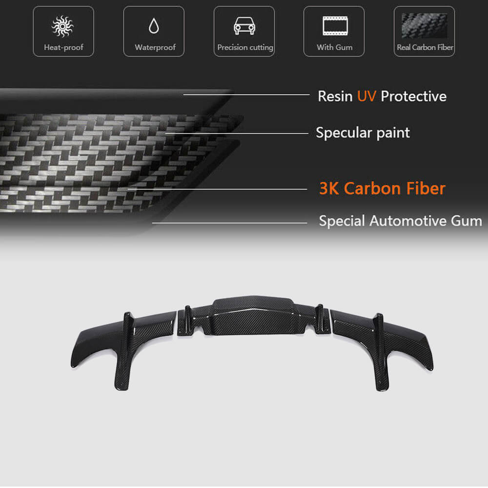 Ats V Rear Diffuser Cadillac ATS Carbon Fiber Rear Bumper Diffuser Lip | Exterior Mods