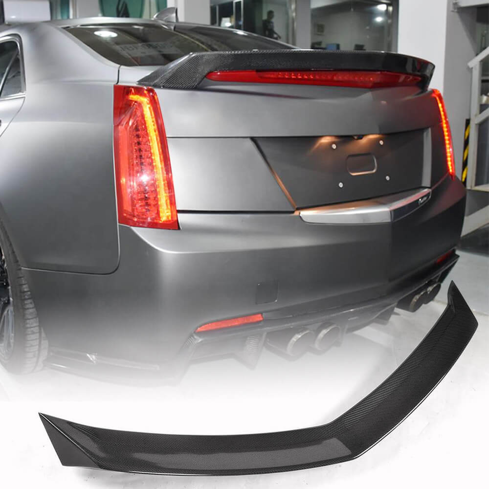 Ats V Rear Diffuser Cadillac ATS Carbon Fiber Rear Trunk Spoiler