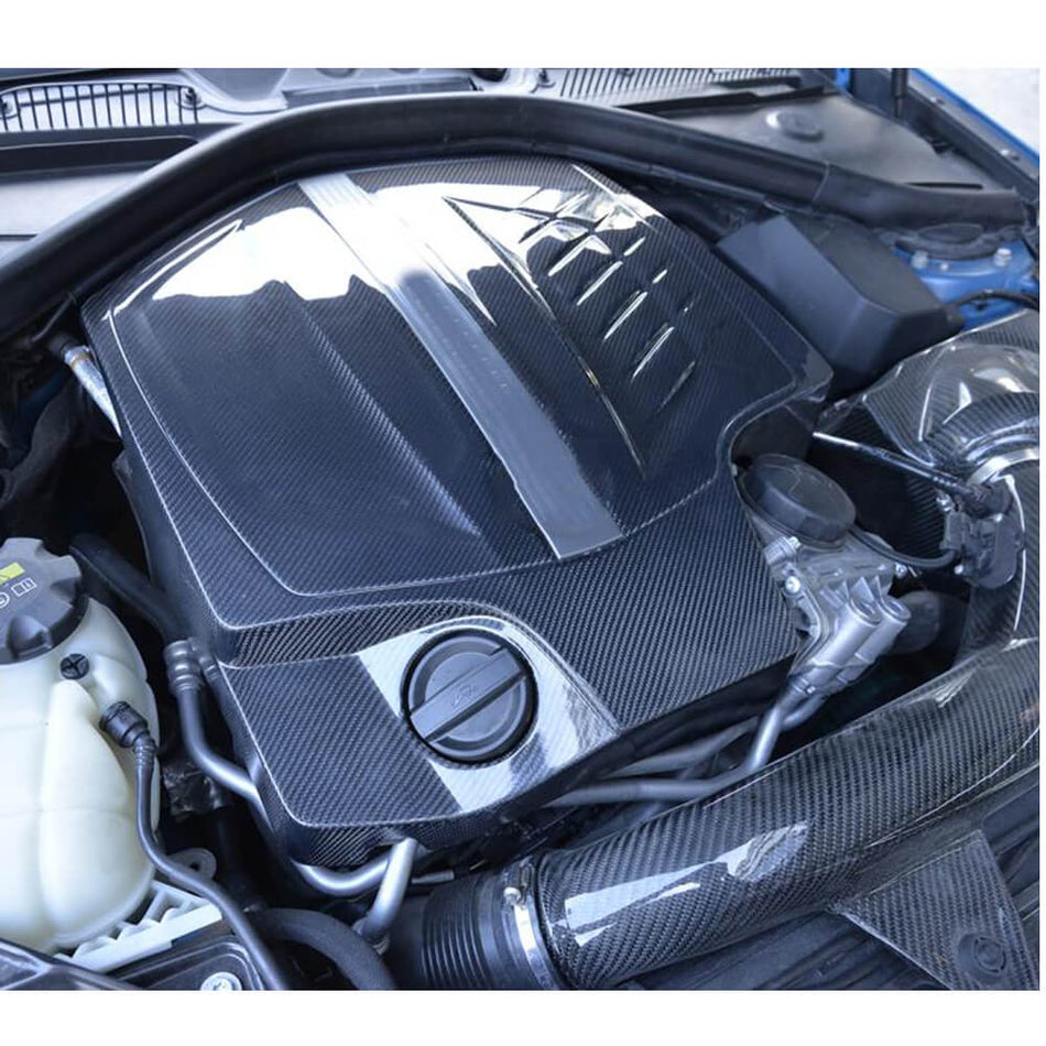 For BMW 2 Series F87 M2 M2C Carbon Fiber Engine Hood Cover Cap