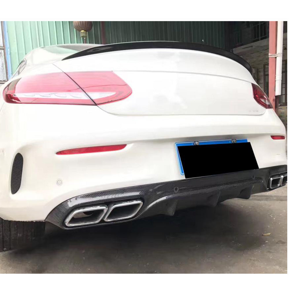 Get Benz W205 C205 C63 Rear Spoiler | Carbon Fiber for Mercedes Benz