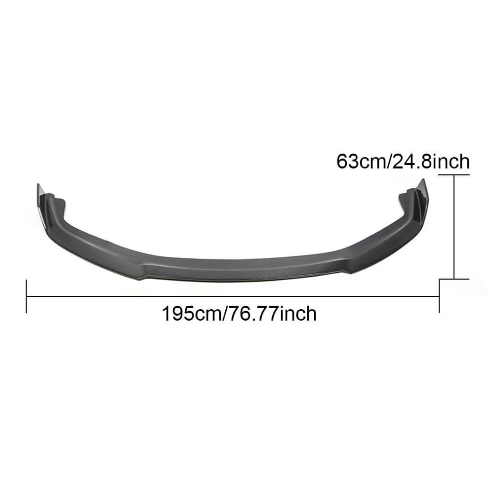 For Porsche Panamera 970 Base Hatchback 14-16 Carbon Fiber Front Bumper Lip Chin Spoiler-Ahacarbon