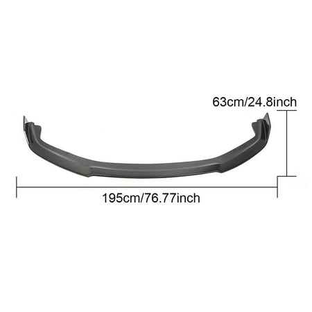 For Porsche Panamera 970 Base Hatchback 14-16 Carbon Fiber Front Bumper Lip Chin Spoiler-Ahacarbon