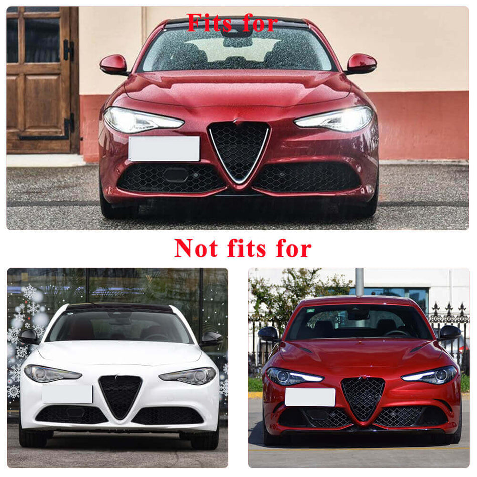Alfa Romeo Giulia 952 Sport 2015-2021 Fog Light Covers Carbon Fiber-Ahacarbon