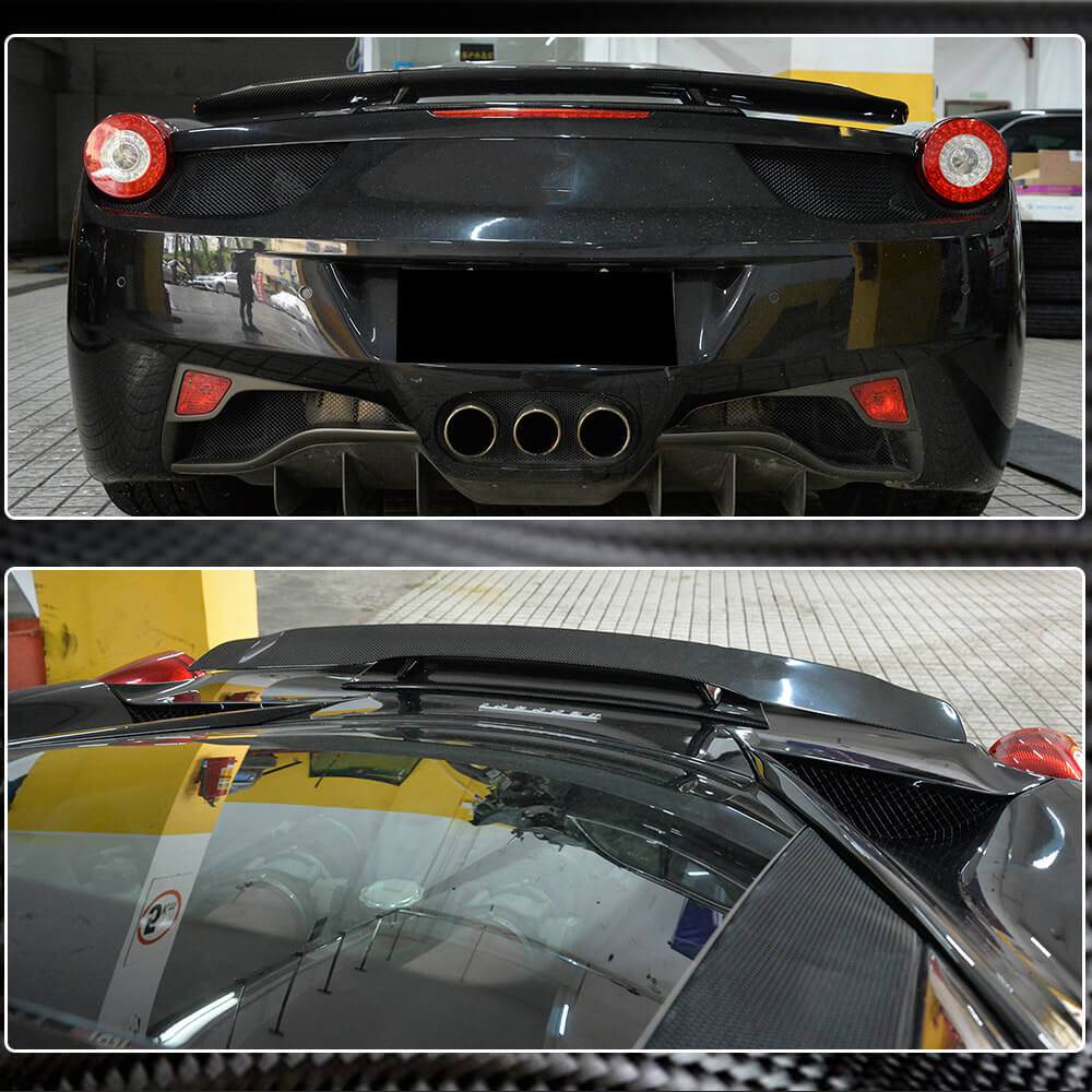 Ferrari 458 Build Rear Wing Ferrari 458 Carbon Fiber Rear Trunk Spoiler Wing Lip | Exterior Mods ...