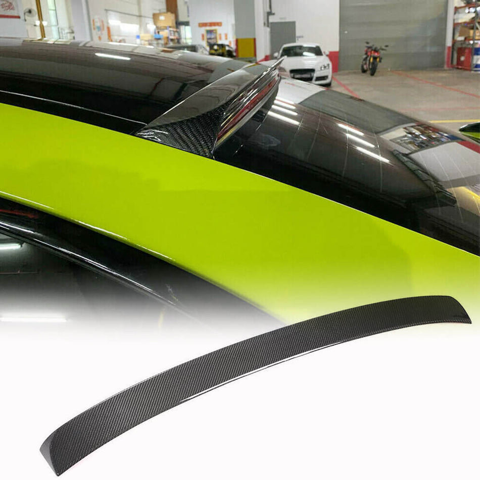 For BMW 6 Series F06 640i 650i M6 Gran Coupe Carbon Fiber Rear Roof Spoiler Window Wing Lip