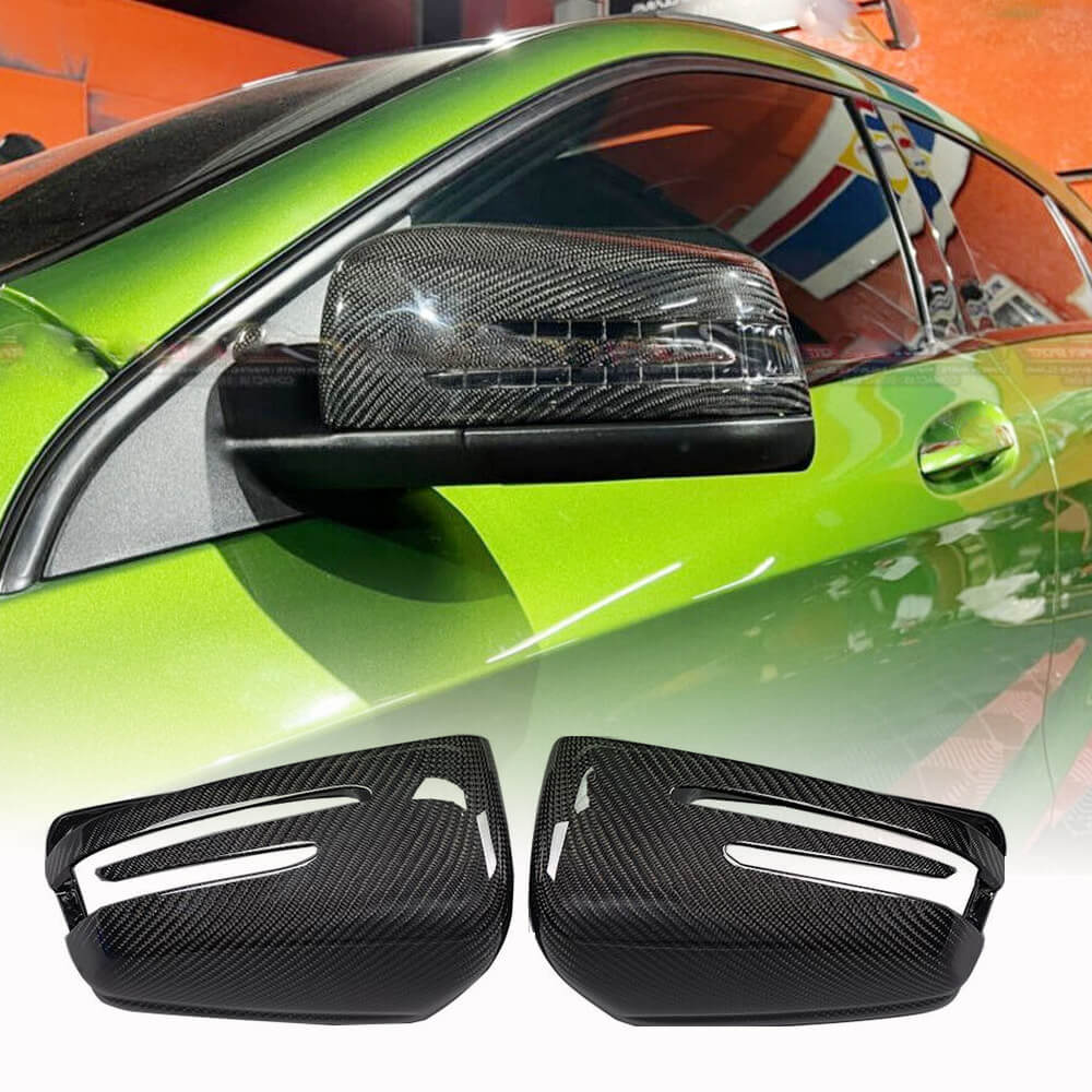 Mercedes Benz W176 W117 W246 W204 W212 W218 W221 Mirror Covers Carbon Fiber-Ahacarbon