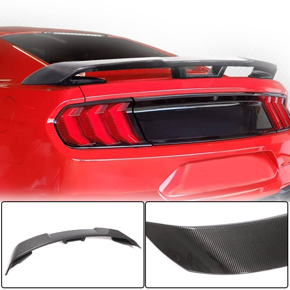 Ford Mustang V6 V8 GT Carbon Fiber Rear Trunk Spoiler | Exterior Mods ...