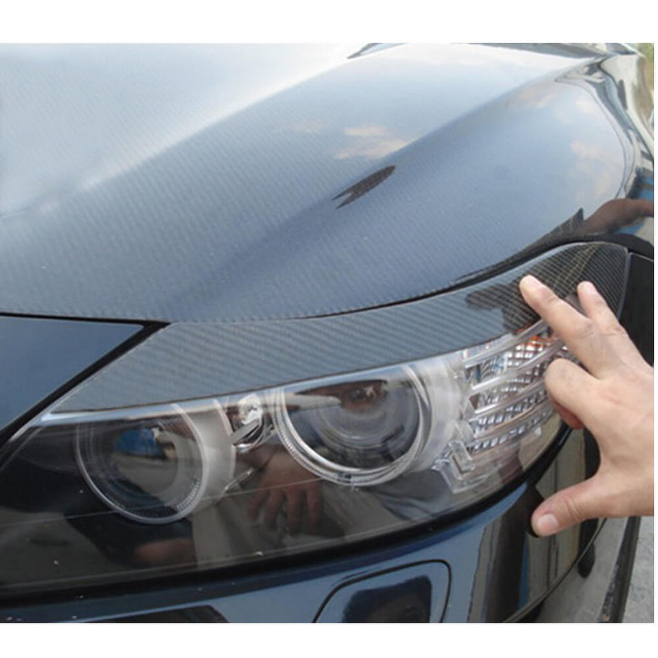 For BMW Z4 E89 Pre-facelift Carbon Fiber Headlight Eyebrows Lamp Eyelids