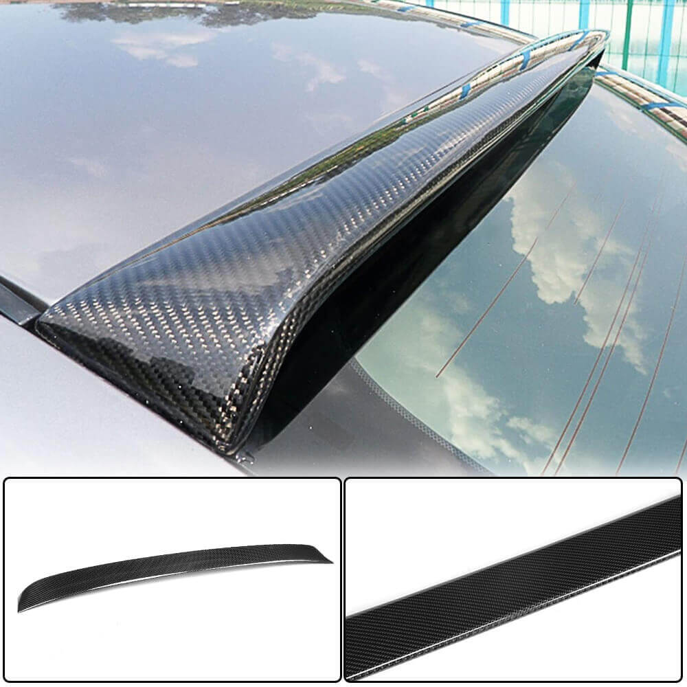 Infiniti G37 G25 Carbon Fiber Rear Roof Window Spoiler