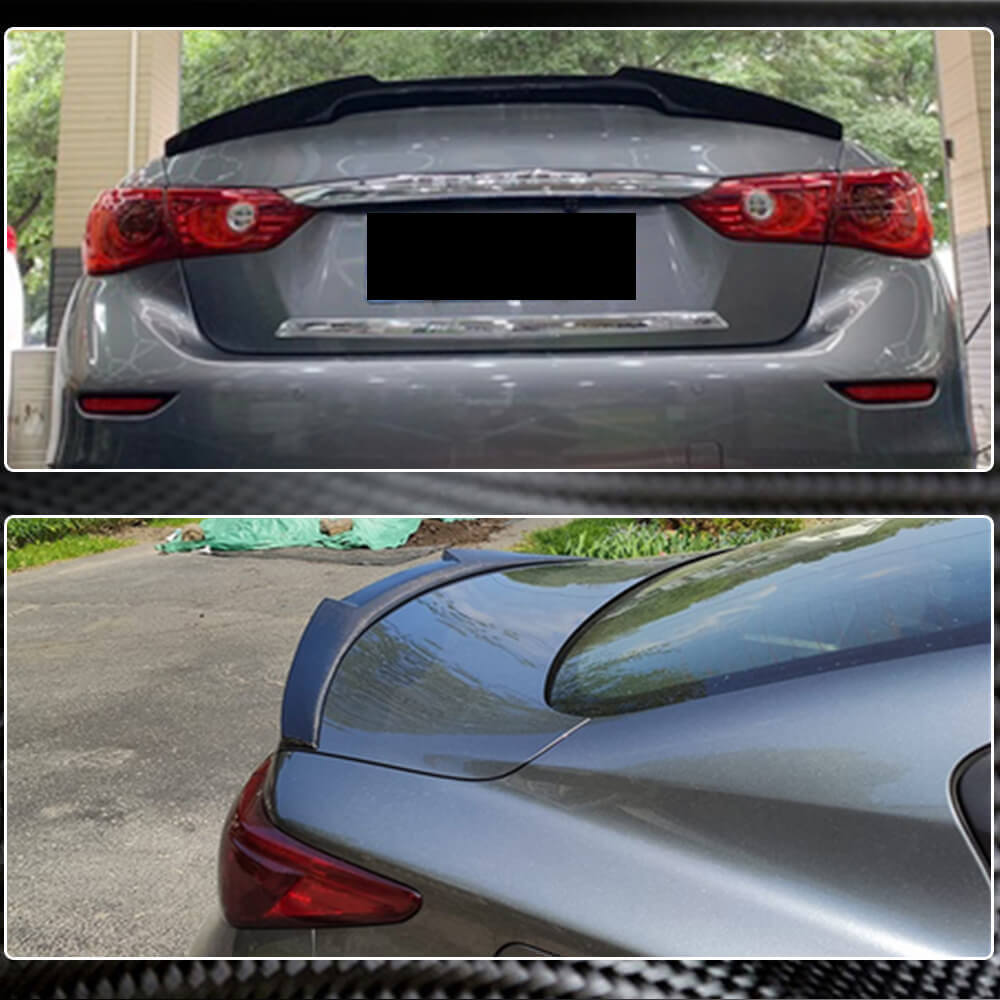 Infiniti Q50 Q50S Carbon Fiber Rear Trunk Spoiler