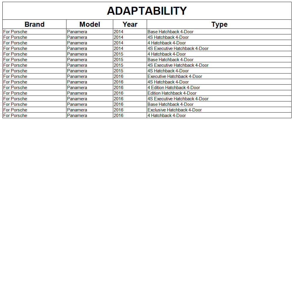 For Porsche Panamera 970 Base Hatchback 14-16 Carbon Fiber Front Bumper Lip Chin Spoiler-Ahacarbon