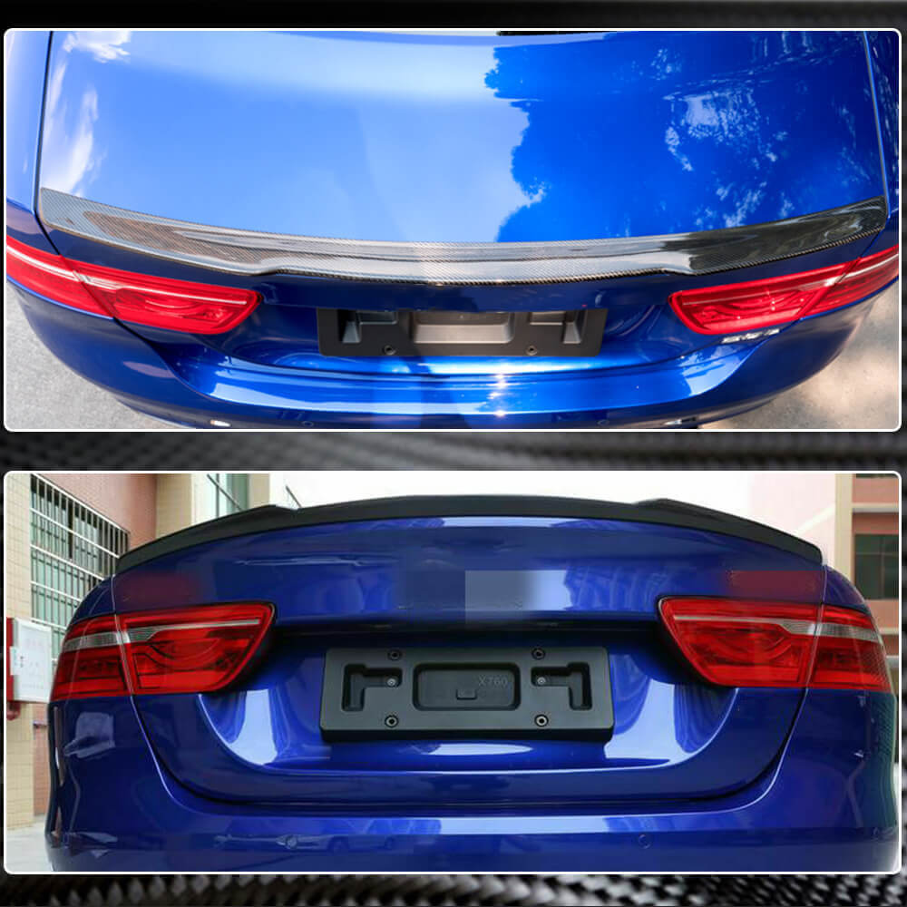 Jaguar XE X760 Carbon Fiber Trunk Boot Spoiler | Rear, Wing & Lip